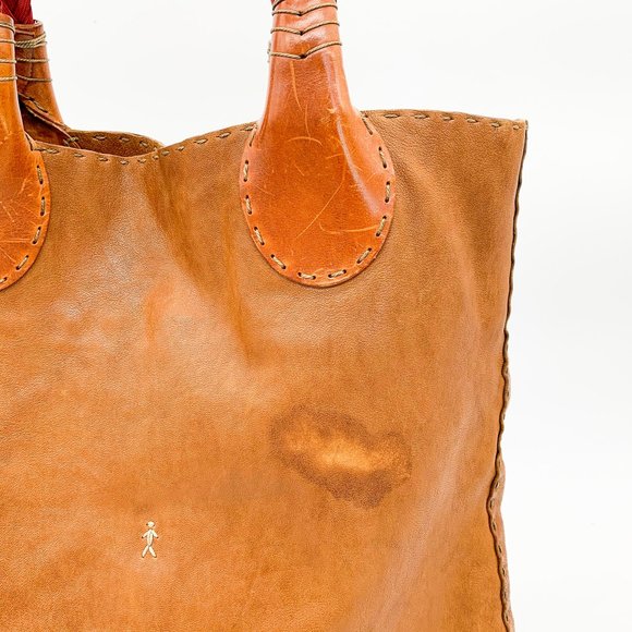 HENRY BEGUELIN Vintage Woven Handle Shopper Tote - Picture 3 of 12